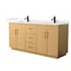 Option Light Oak / Giotto Quartz Top / Matte Black
