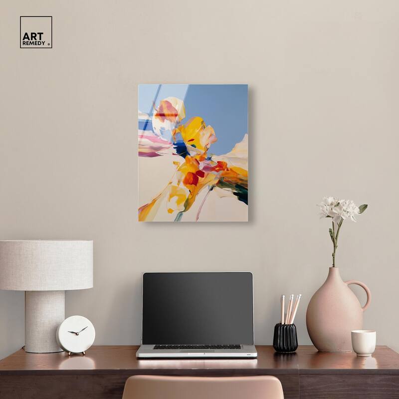 Flippant Bloom II Acrylic by Art Remedy, Ready to Hang