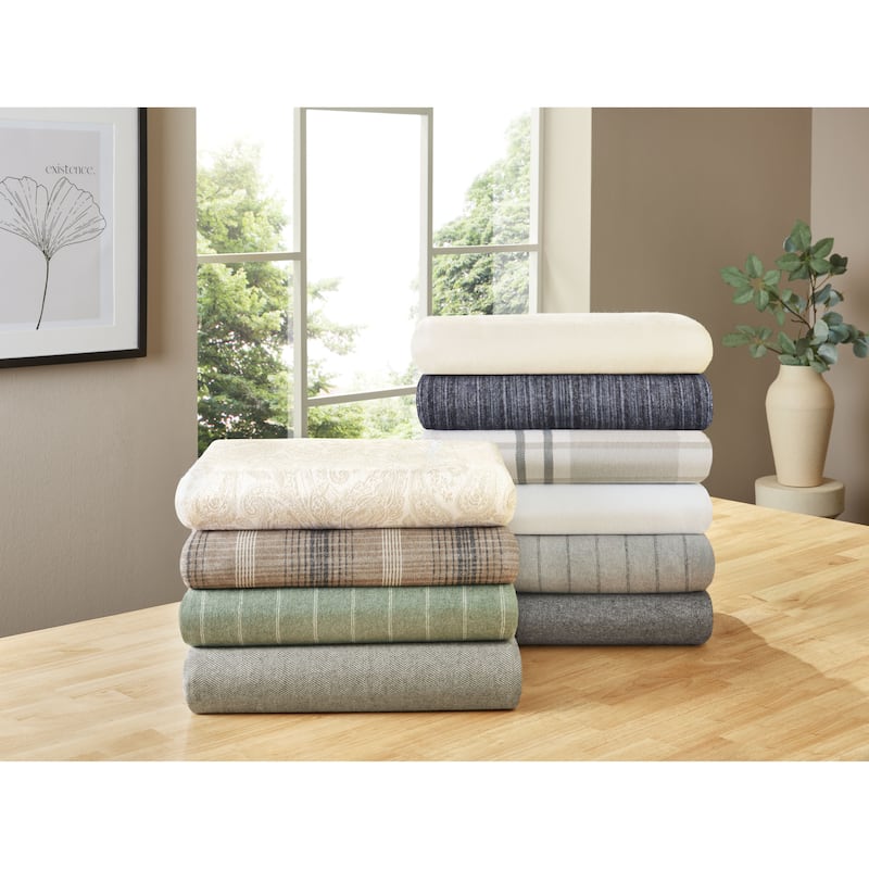 Dormisette Luxury German Flannel 6-Ounce Bed Sheet Set