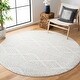 preview thumbnail 35 of 112, SAFAVIEH Tulum Bora Moroccan Boho Chic Area Rug 10' Round - Ivory/Light Grey