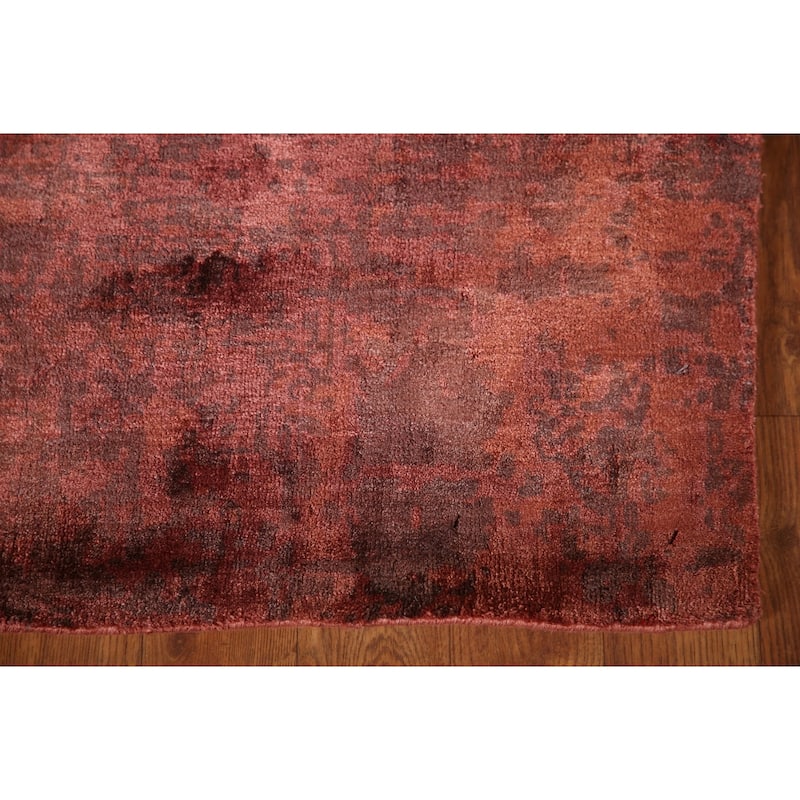 All-Over Abstract Modern Area Rug Handmade Wool Carpet - 5'0"x 8'1"
