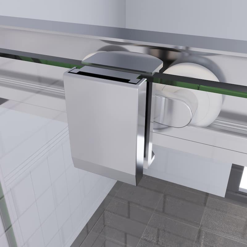 Elegant Corner Entry Enclosure With Sliding Shower Doors 36'' W x 36'' L x 72'' H