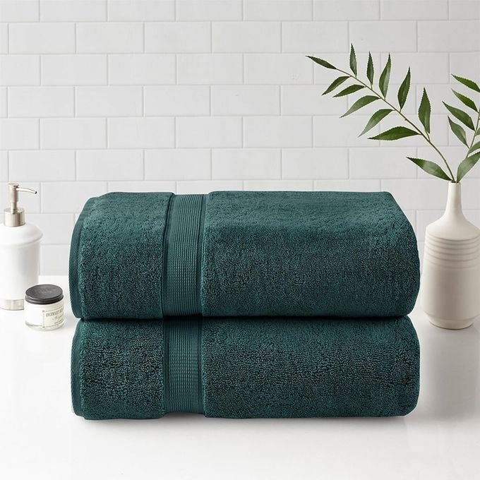 800GSM Extra Large Bath Towels (34“ x 68” 2-Pack) 100% Cotton Bath Towel Set Highly Absorbent Hotel Spa Quality - 68