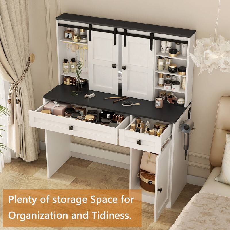 Farmhouse Dressing Table Makeup Table