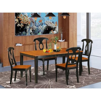 Coastal Craftsman Dining Set - Table & Chairs for Kitchen or Dining Room