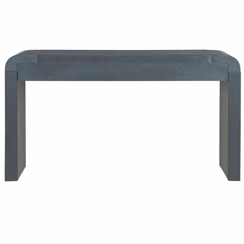 Console Table with Fluted Drawer & Thick Legs