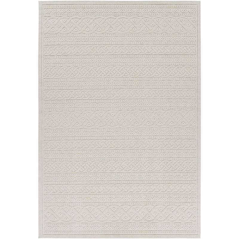 Livabliss Greenwich Indoor/ Outdoor Geometric Stripe Area Rug