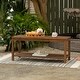 preview thumbnail 4 of 24, Middlebrook Surfside 50-inch Acacia Wood Outdoor Coffee Table