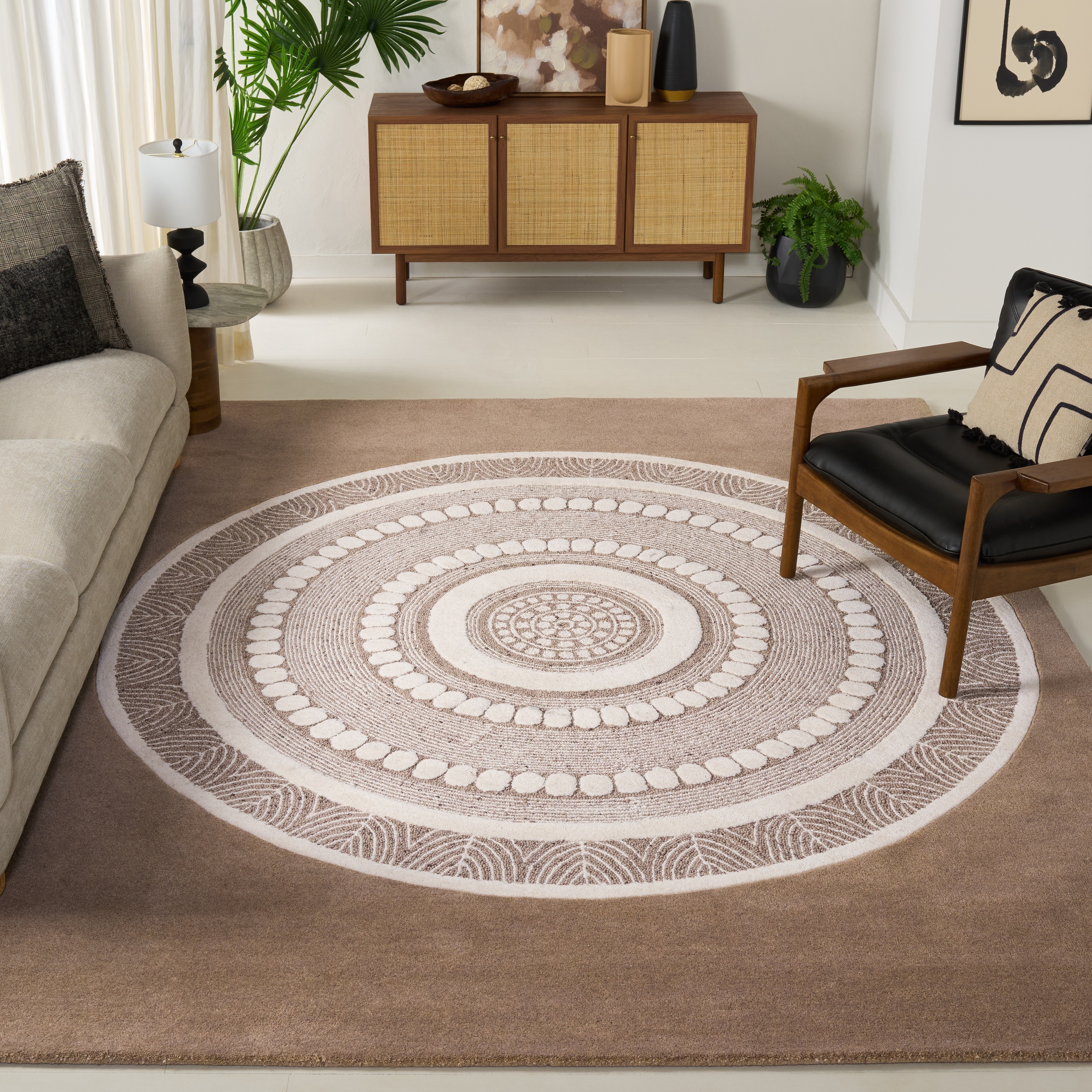 SAFAVIEH Handmade Manhattan Nielsine Modern Wool Rug