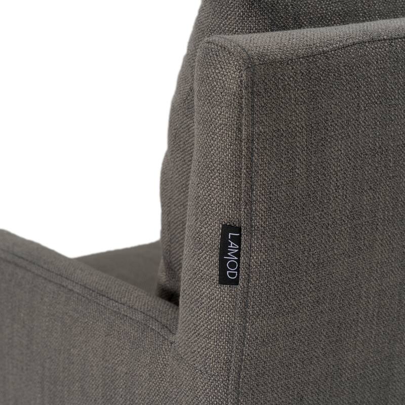 Modrest Newcastle Modern Grey Fabric Dining Chair