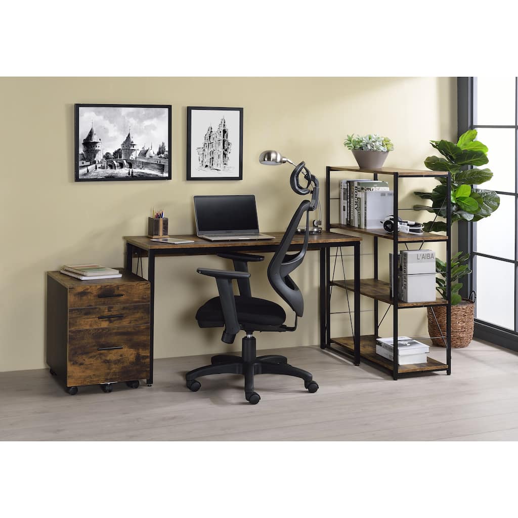 Versatile Rustic-Chic Writing Desk for Home and Office Use