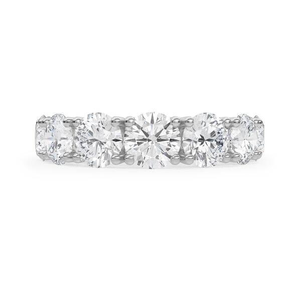 3.40 CT Brilliant Cut Eternity Wedding Band Ring 14K White Gold 3.40 CT Brilliant Cut Eternity Wedding Band Ring 14K White Gold