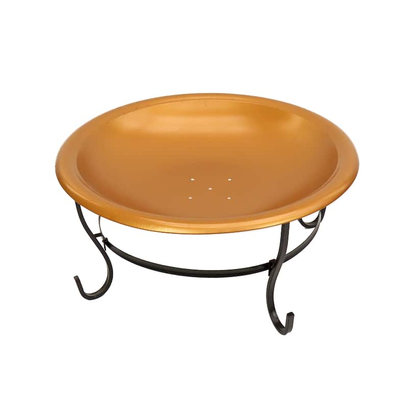 29" Copper Fire Pit with Stand and Screen by National Tree Company