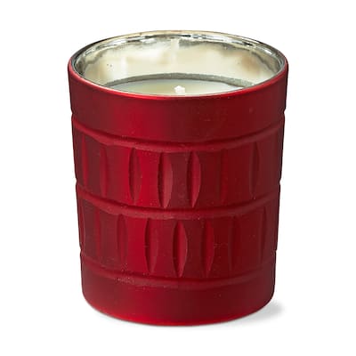 Chai Spice and Vanilla Scented Candle 6.5oz Red Jar 25hr Burn Time Perfect for Christmas Home Decor