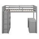 preview thumbnail 5 of 9, Twin Loft Bed with Desk & Storage - Perfect for Kids' Study Space