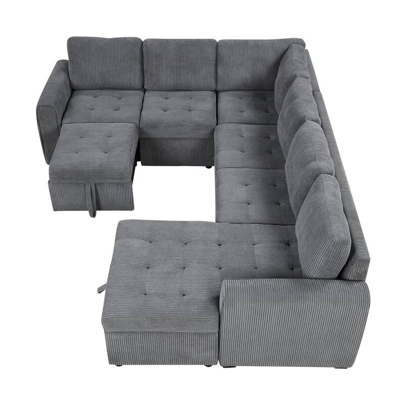 107.5inch U-shaped Sofa Sectional Sofa