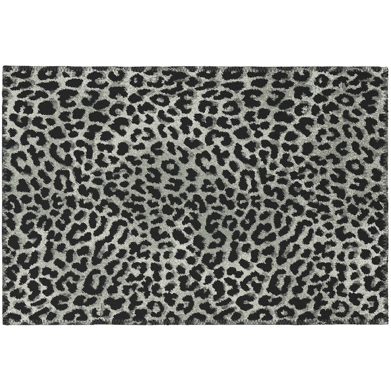 Addison Indoor/ Outdoor Safari Leopard Animal Print Washable Area Rug