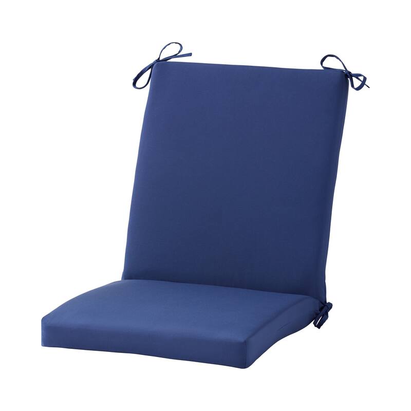 Greendale Home Fashions Outdoor High Back Chair Pad - Marine
