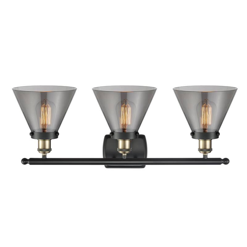 Innovations Lighting Ballston Urban Cone - 3 Light 28" Bath Vanity Light