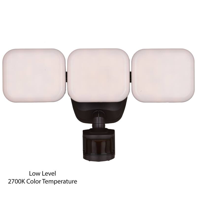 Bellevue VXFL76781 Eiken 3 Light 14" Wide LED Outdoor Flood Light