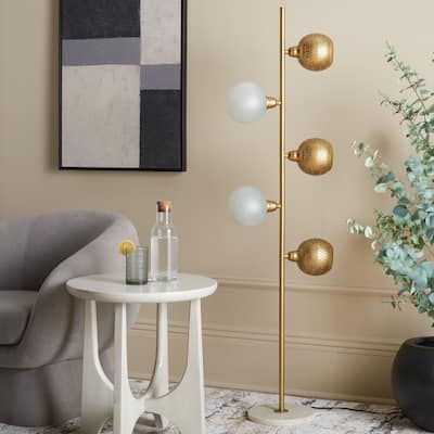 SAFAVIEH Lighting Syna 5-Light 61-inch Standing Floor Lamp (LED Bulbs Included) - Multi - 15Wx10Dx61H