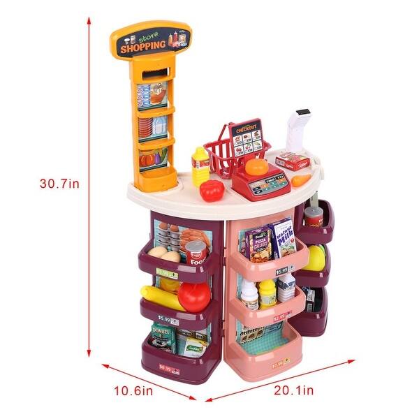 Grocery Game Store Children'S Gifts Girl Supermarket Kitchen Toy Set