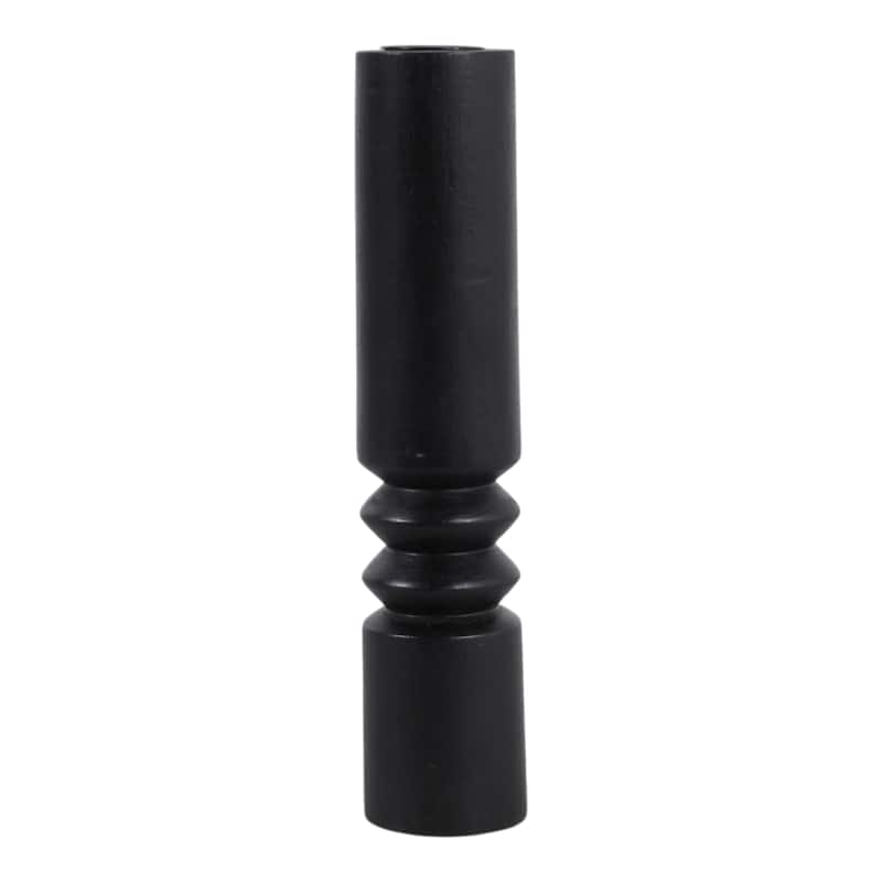 Wood Casual Home Style Decorative Candle Holders with Turned Design