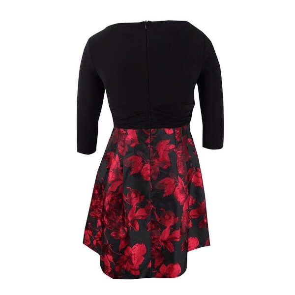 jessica howard red and black dress