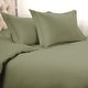 preview thumbnail 17 of 45, Superior 1500 Thread Count Egyptian Cotton Solid Duvet Cover Set Sage - California King