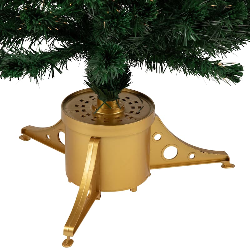Pre-Lit Medium Color Changing Fiber Optic Artificial Christmas Tree - 4' - 4 Foot