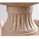 preview thumbnail 7 of 9, Kenroy Home Frost 44-1/4" Tall Solar Powered Outdoor Floor Fountain - Sandstone