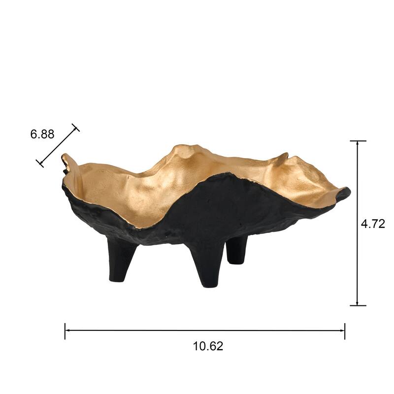 Modern Decorative Bowl Geode Design for Home Decor - 4' x 10'