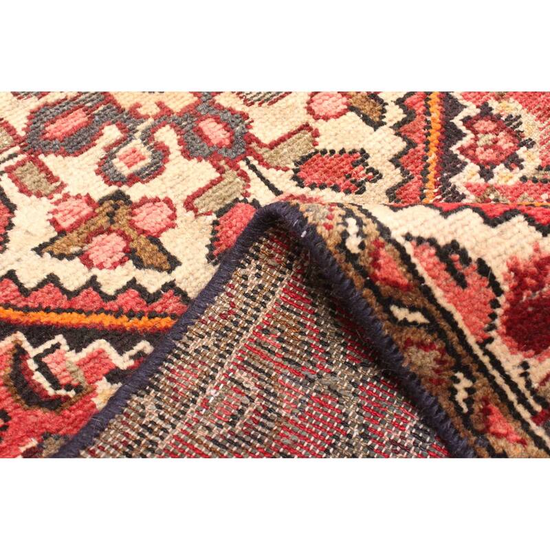 ECARPETGALLERY Hand-knotted Andelz Red Wool Rug - 2'6 x 6'2