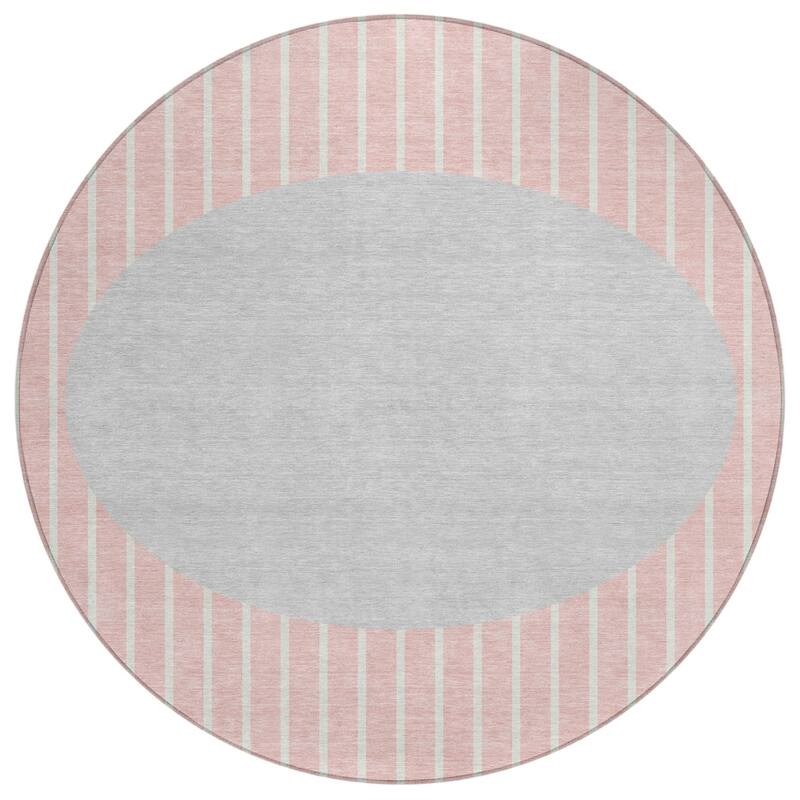 HomeRoots Striped Transitional Rectangle Outdoor Rug