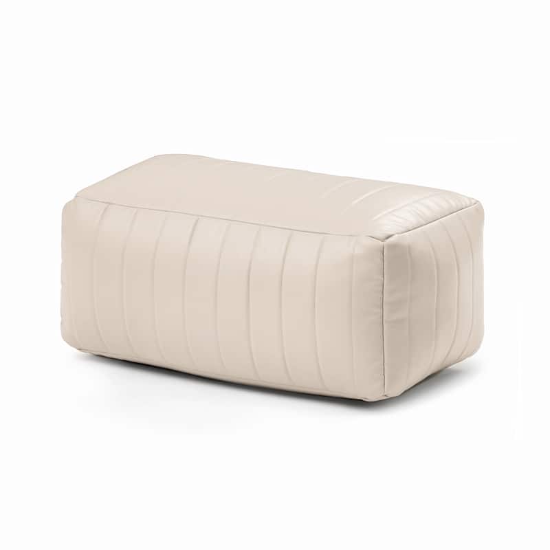 Jani Footrest Bench Ottoman Pouf - Handcrafted for Seating, Footrest, Home Decor for Living Room, Bedroom Pouf