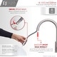preview thumbnail 32 of 49, STYLISH Kitchen Sink Faucet Single Handle Pull Down Dual Mode in Stainless Steel - Faucet Height: 14 1/8" | Spout Height: 6 3/4"