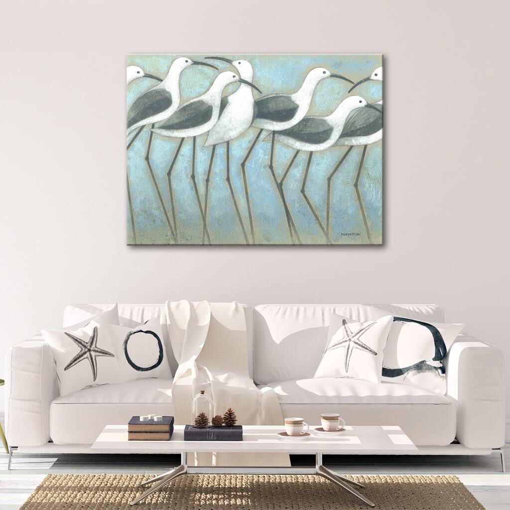 Coastal Parade Gallery Wrapped Canvas Wall Art