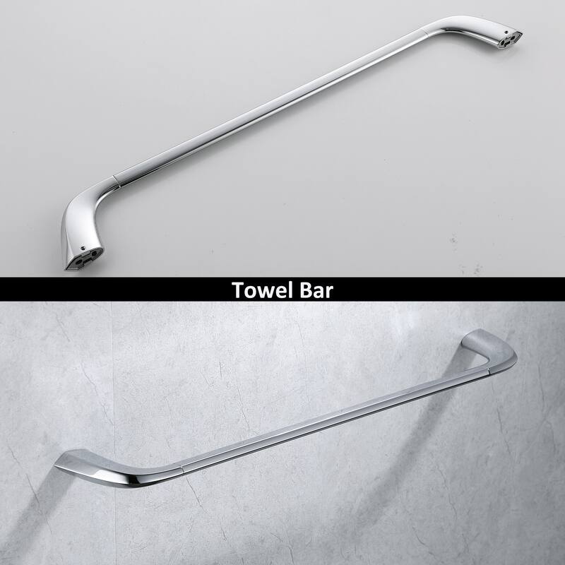 24 in. Wall Mounted Towel Bar Spot Resist Towel Holder