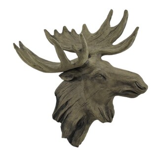 Carved Aged Wood Look Moose Head Wall Decor Free Shipping Today Carved Aged Wood Look Moose Head Wall Decor Free Shipping Today 24407352