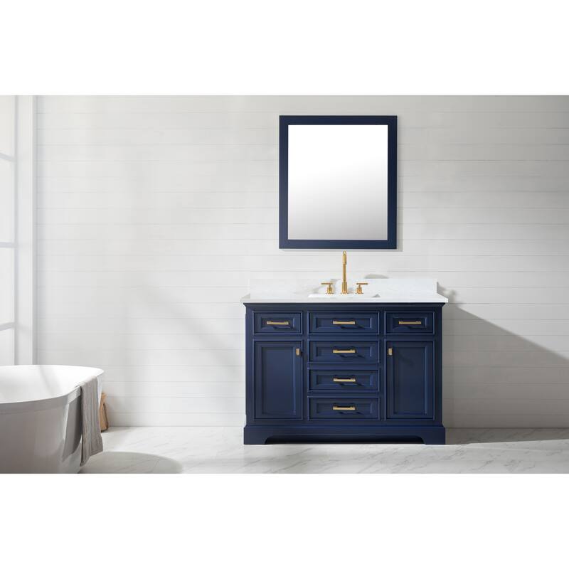 Milano 48" Single Vanity in Blue