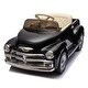 preview thumbnail 19 of 25, 12V Chevrolet 3100 Pickup Kids Ride-On Truck with Parental Control - Vintage Design, 3 Speeds, LED Lights, Bluetooth, USB Black