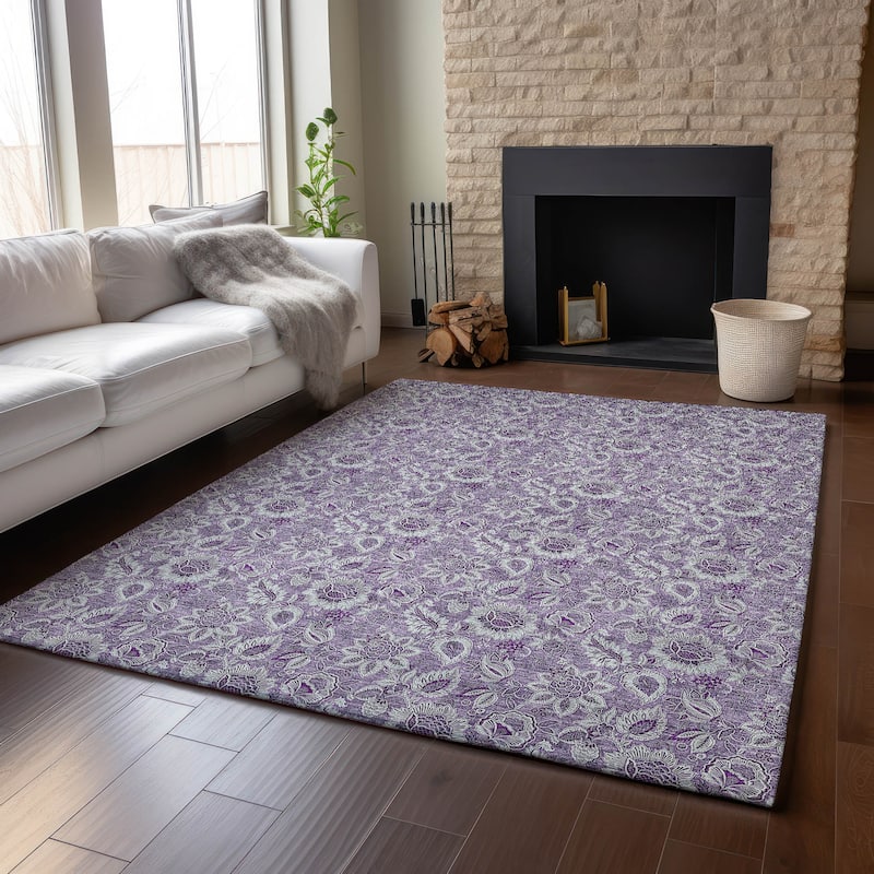 Premium Washable Super Soft Floral Mayfield Rug