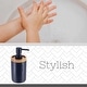 preview thumbnail 43 of 51, Elegant Soap Dispenser - Polyresin and Bamboo Design, Refillable Liquid Pump - 3 L x 3 W X 7 h