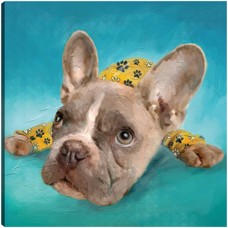 PJ Pups II By Studio Arts Canvas Art Print