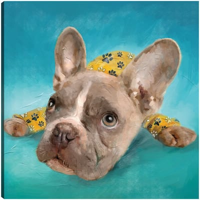 PJ Pups II By Studio Arts Canvas Art Print