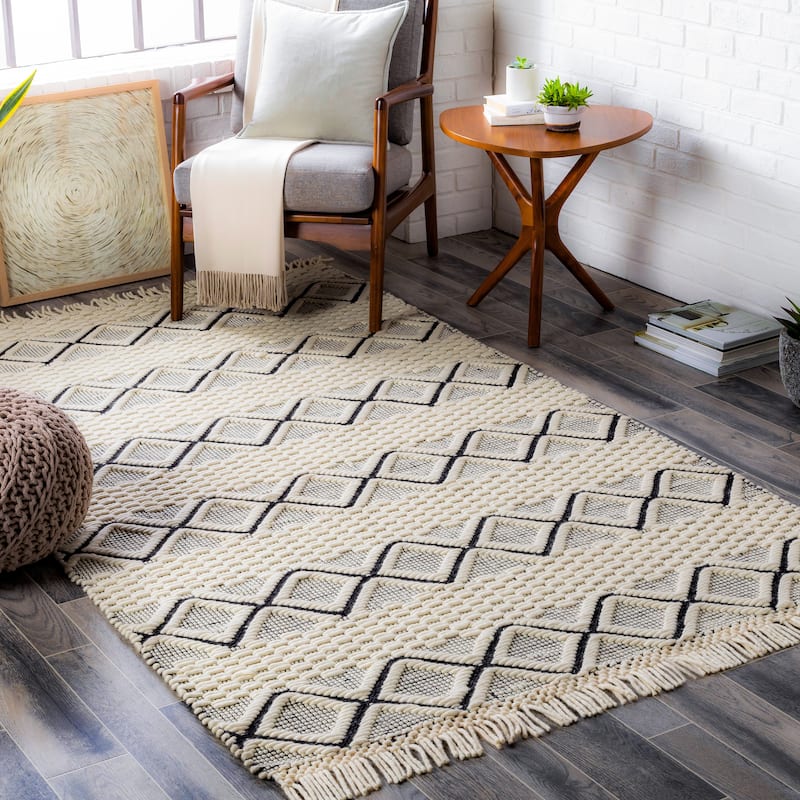 Artistic Weavers Marina Handmade Global Geometric Wool Area Rug