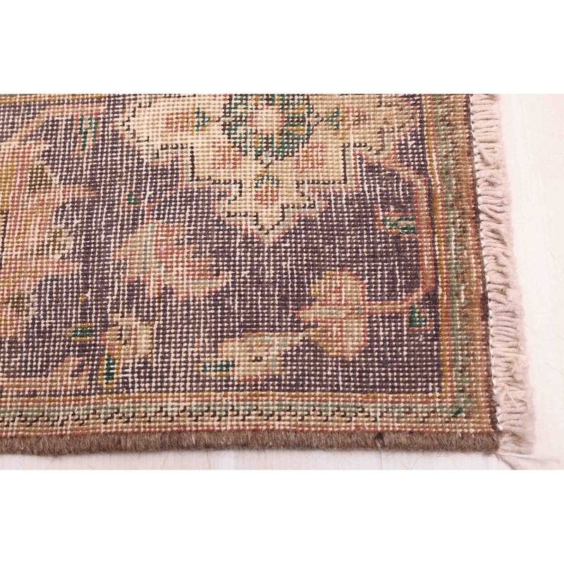 ECARPETGALLERY Hand-knotted Antalya Vintage Copper Wool Rug - 9'0 x 12'4