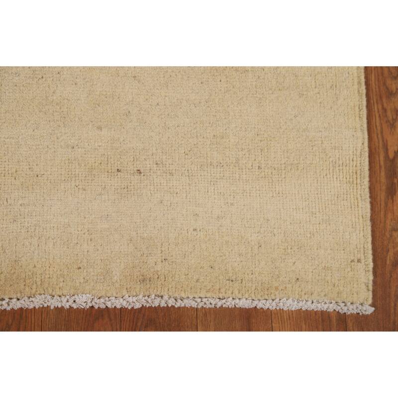 Modern Gabbeh Oriental Accent Rug Handmade Wool Carpet - 3'1" x 5'4"