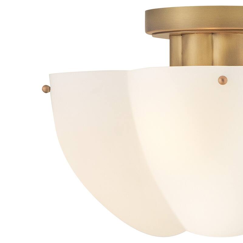 Hinkley Lighting 47583 Becca 4 Light 14" Wide Semi-Flush Bowl Ceiling