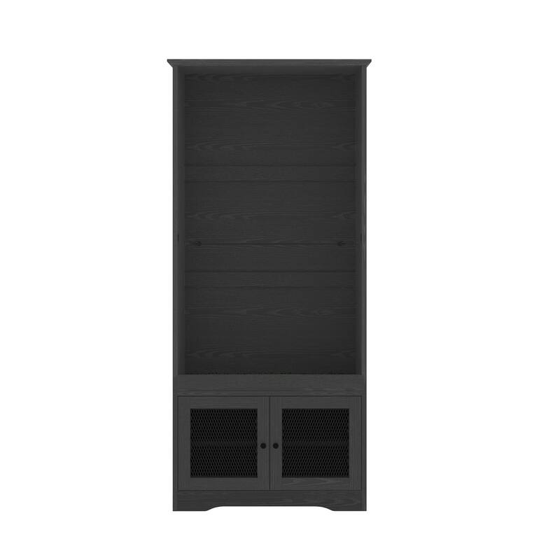 Moasis Golf Bag Organizer for Garage, Wooden Golf Bag Stand Holder with 2 Doors